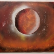 PLANETKA, sprej na pl�tn� 70x50 cm, 2013