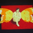 MOT�L - tempera na pap��e