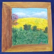 okenic� na Vyso�inu, 25x25 cm, acryl na desce, plastika
