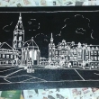 VOD�ANY – akryl na desce, cca 100x50 cm