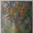 Melancholick� v�za, sprej na pl�tn�, 50x70 cm, 2013