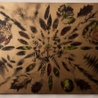 Zlat� kaleidoskop/sprej na pl�tn�, 50x70 cm/2013